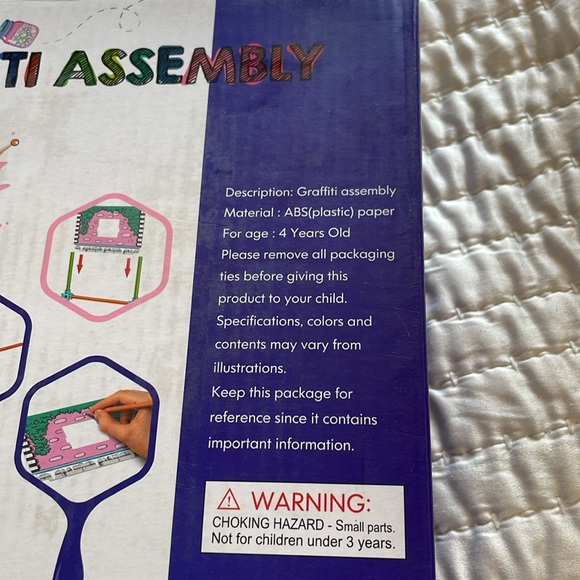 STEM Princess Castle Graffiti Assembly 266 pcs 3+ Kid Toys DIY Art Coloring Book - Picture 6 of 7